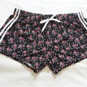 ANDREW CHRISTIAN 69 ROLLER DISCO  JOGGER SHORTS L.